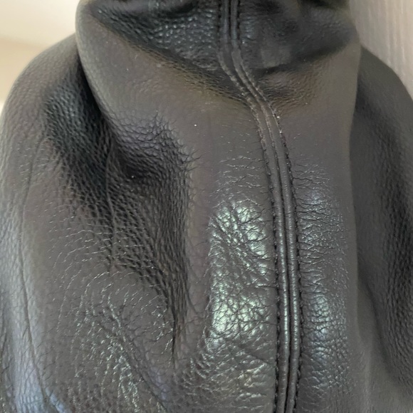 Michael Kors Black Leather Bag with Gold Hardware - Picture 12 of 16